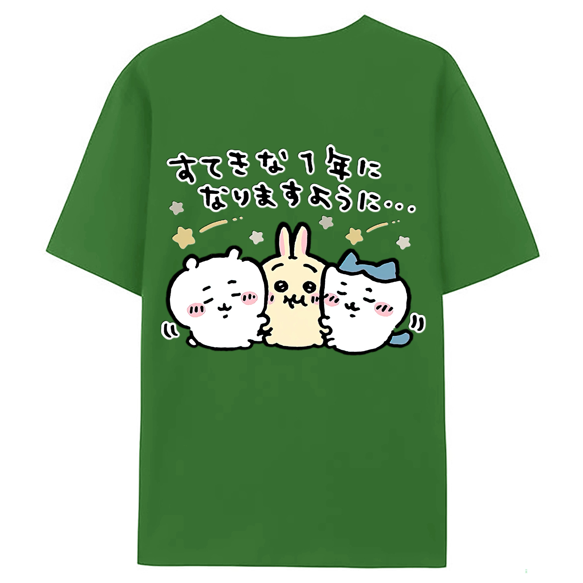 （画像用） ちいかわ ちいかわ Chii-kawa chiikawa レディース半袖Tシャツ(バックプリント)